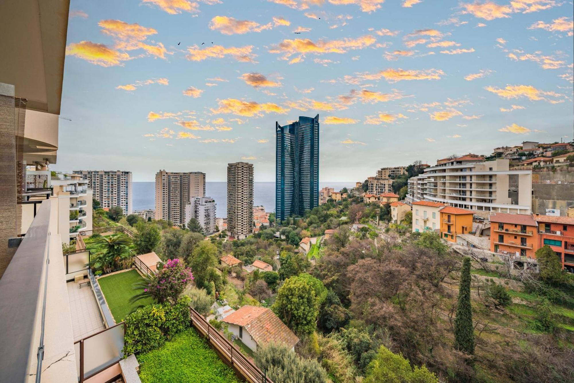 דירות בוסוליי 5mn Monaco - Vue mer - Parking - Piscine - BB מראה חיצוני תמונה